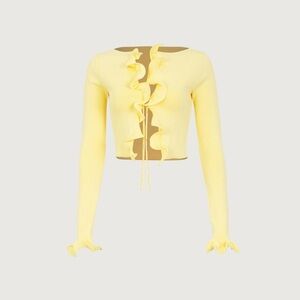 NWOT SAME Ruffle Hem Top (XS) - SOLD OUT